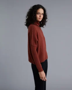 Pull Col Roule Femme