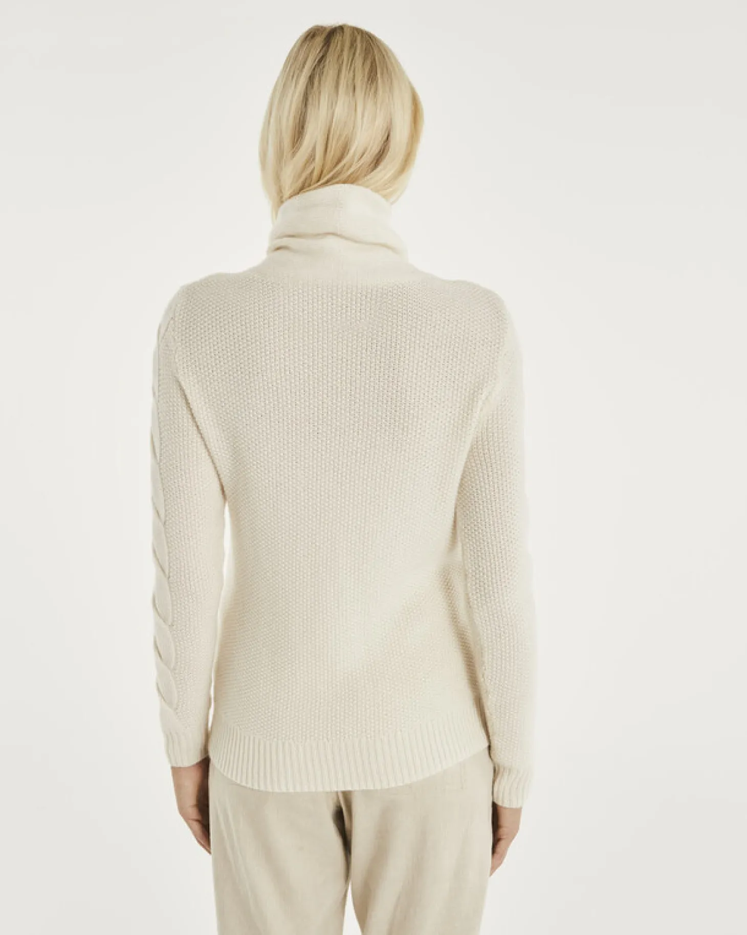 Pull Col Roule Femme