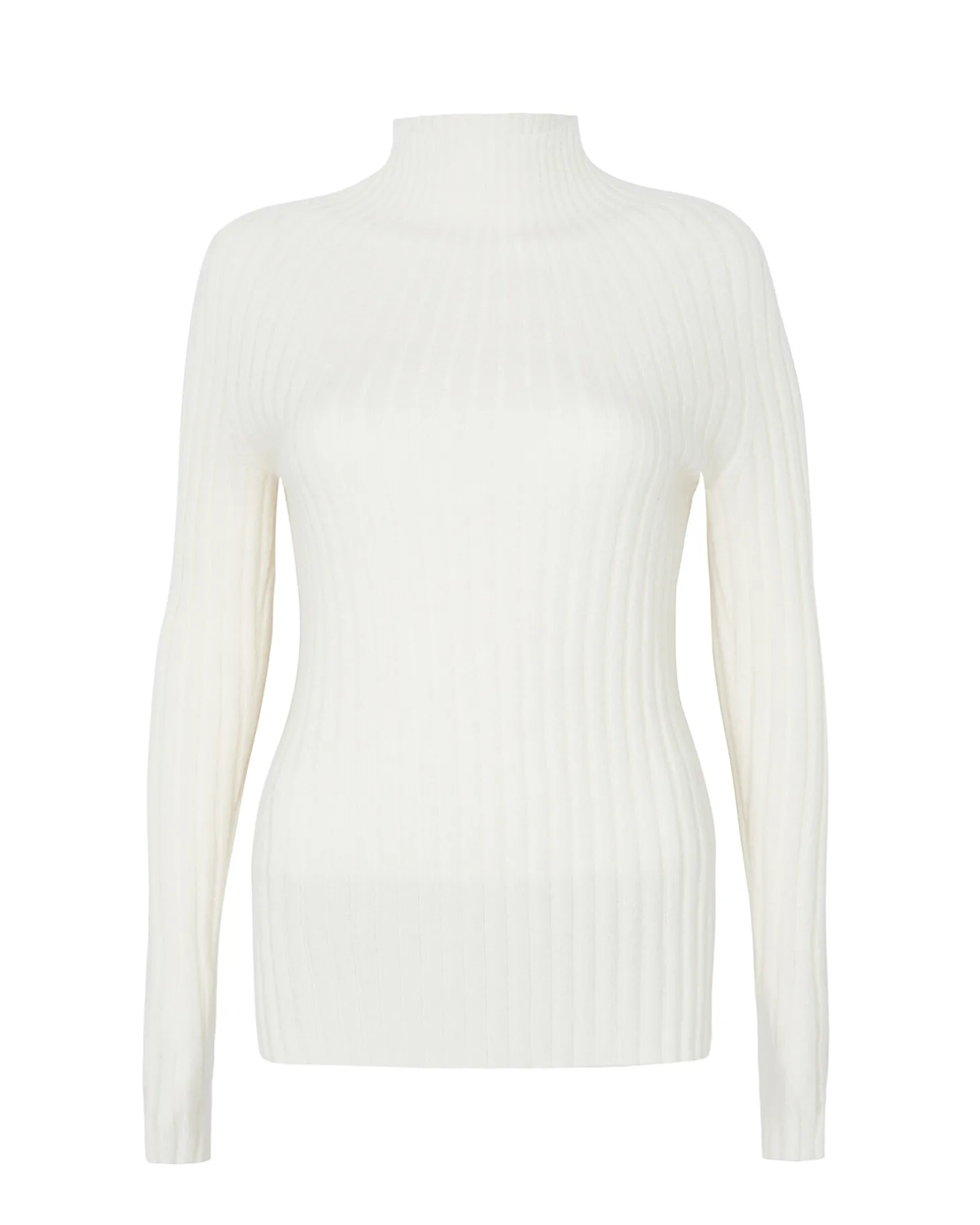 Pull Col Roule Femme Manches Cotelees