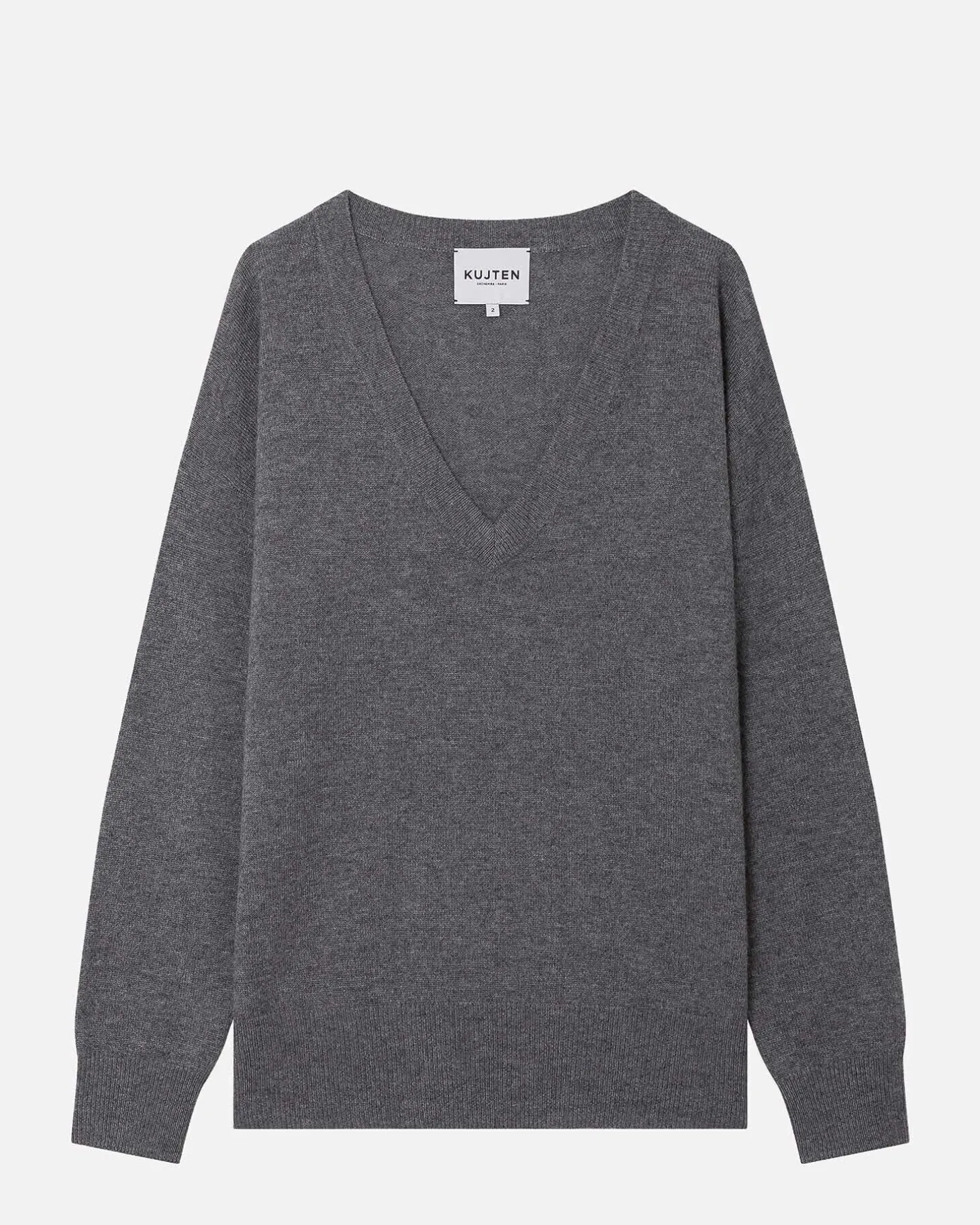 Pull Col V Femme Manches Longues