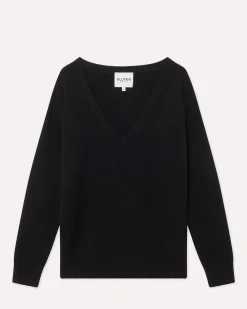Pull Col V Femme Manches Longues