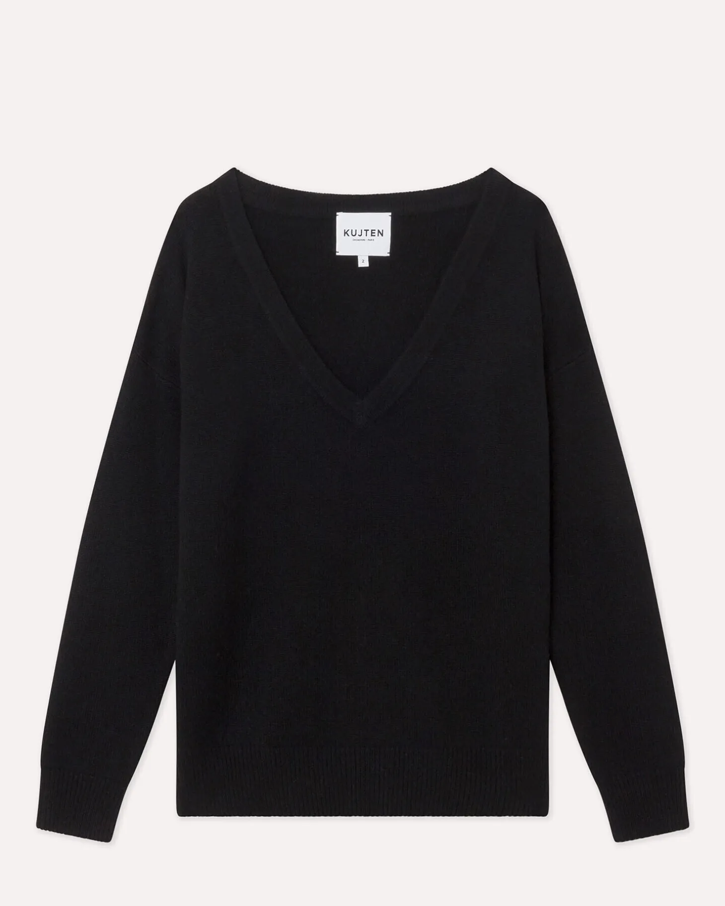 Pull Col V Femme Manches Longues