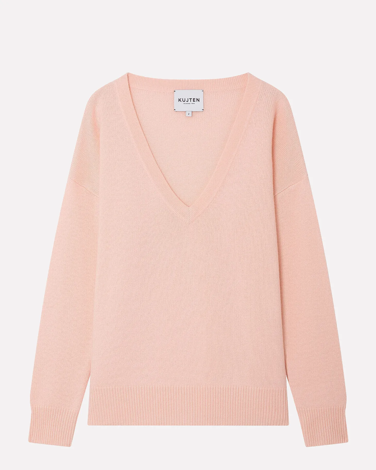 Pull Col V Femme Manches Longues
