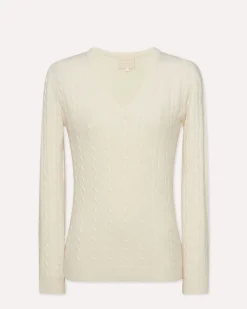 Pull Col V Femme Manches Longues
