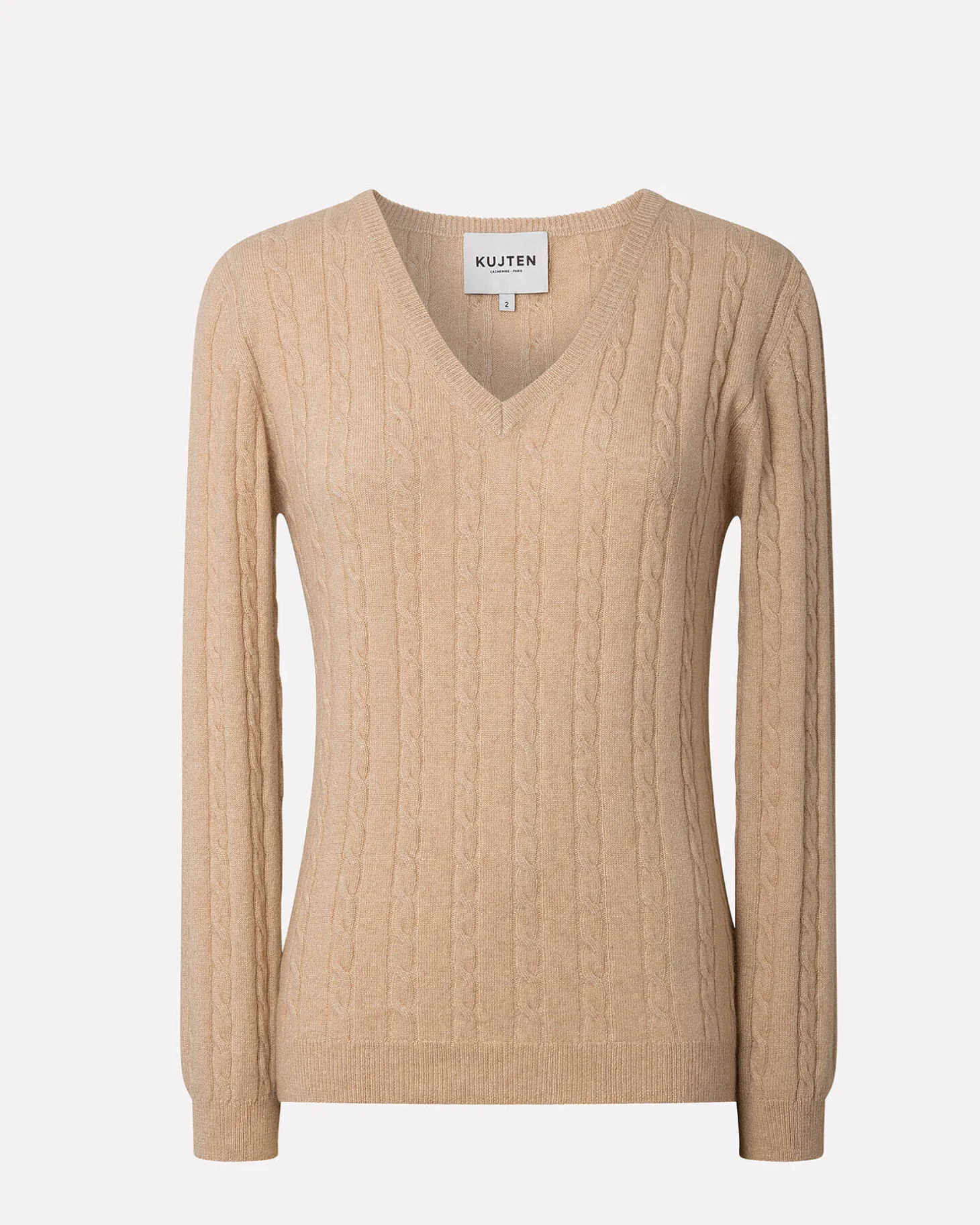 Pull Col V Femme Manches Longues