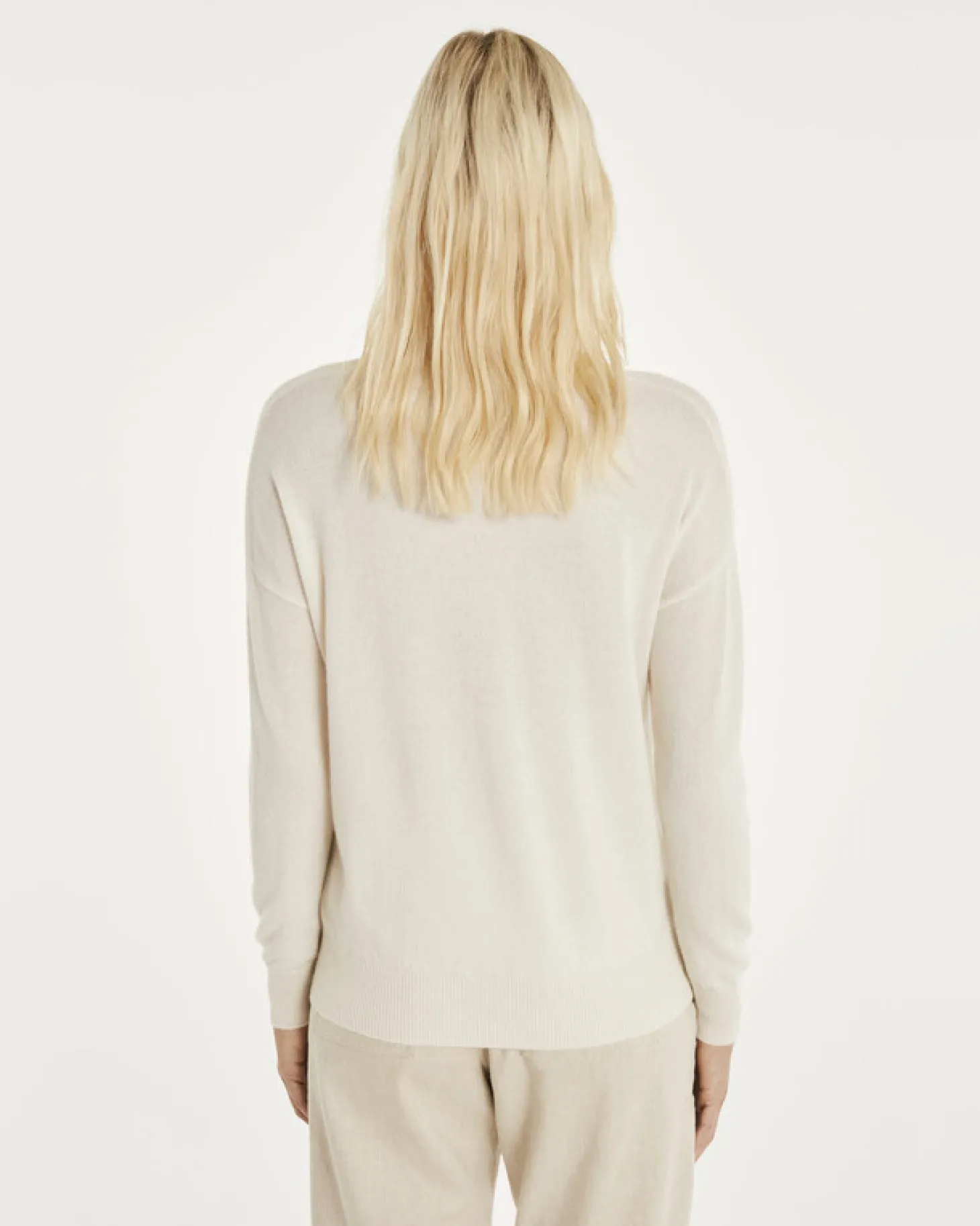 Pull Col V Femme Manches Longues