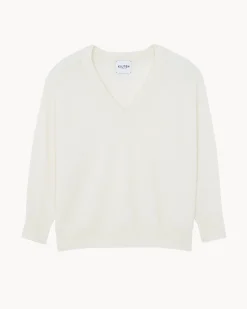 Pull Col V Liquette Cachemire, 2 Fils