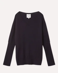 Pull Col V Manches Chauves Souris