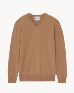 Pull Col V Manches Longues Basic