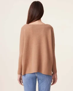 Pull Col V Oversize Cachemire Milano, 2 Fils