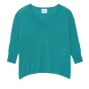 Pull Col V Oversize Manche 3/4 Cachemire