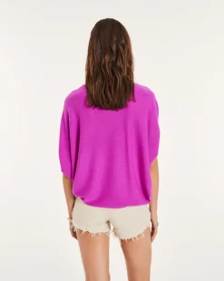 Pull Col V Oversize Sans Manches