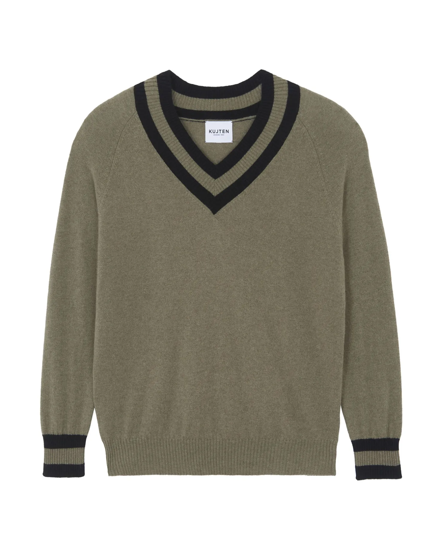 Pull Col V Tennis Manches Longues
