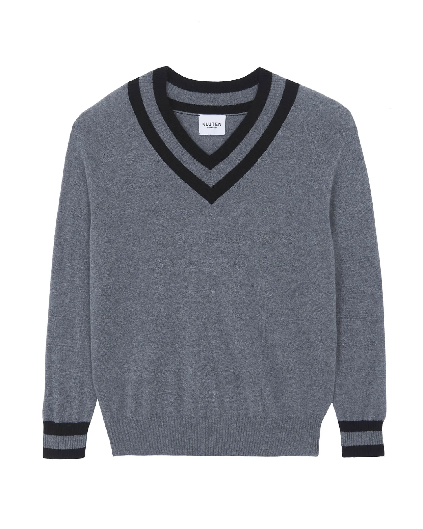 Pull Col V Tennis Manches Longues
