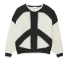 Pull Cropped Cachemire Col Rond Femme