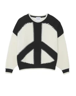 Pull Cropped Cachemire Col Rond Femme