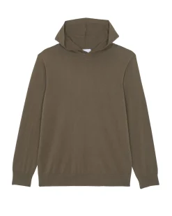 Pull Fin Col Capuche Coton-Cachemire