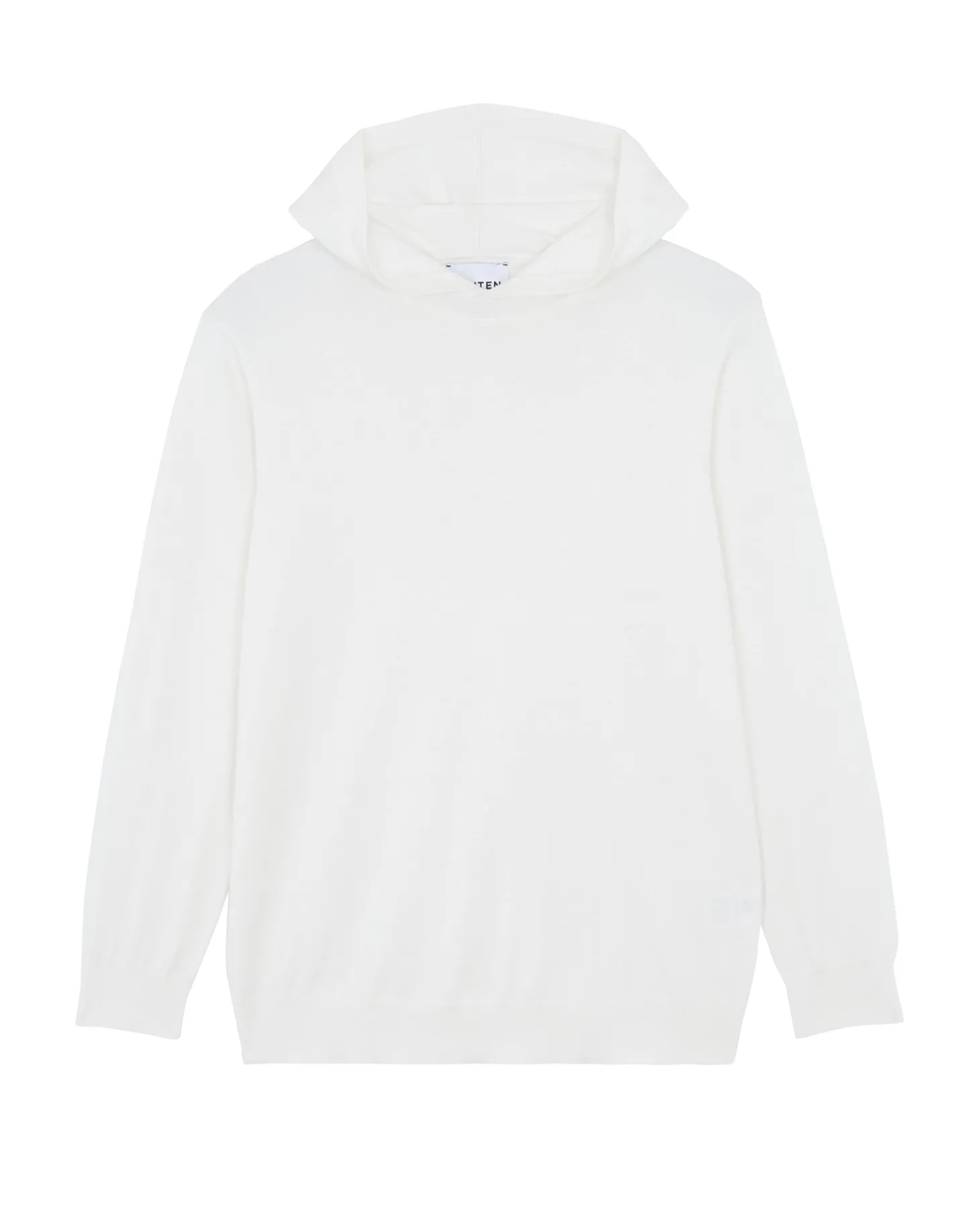 Pull Fin Col Capuche Coton-Cachemire