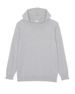 Pull Fin Col Capuche Coton-Cachemire