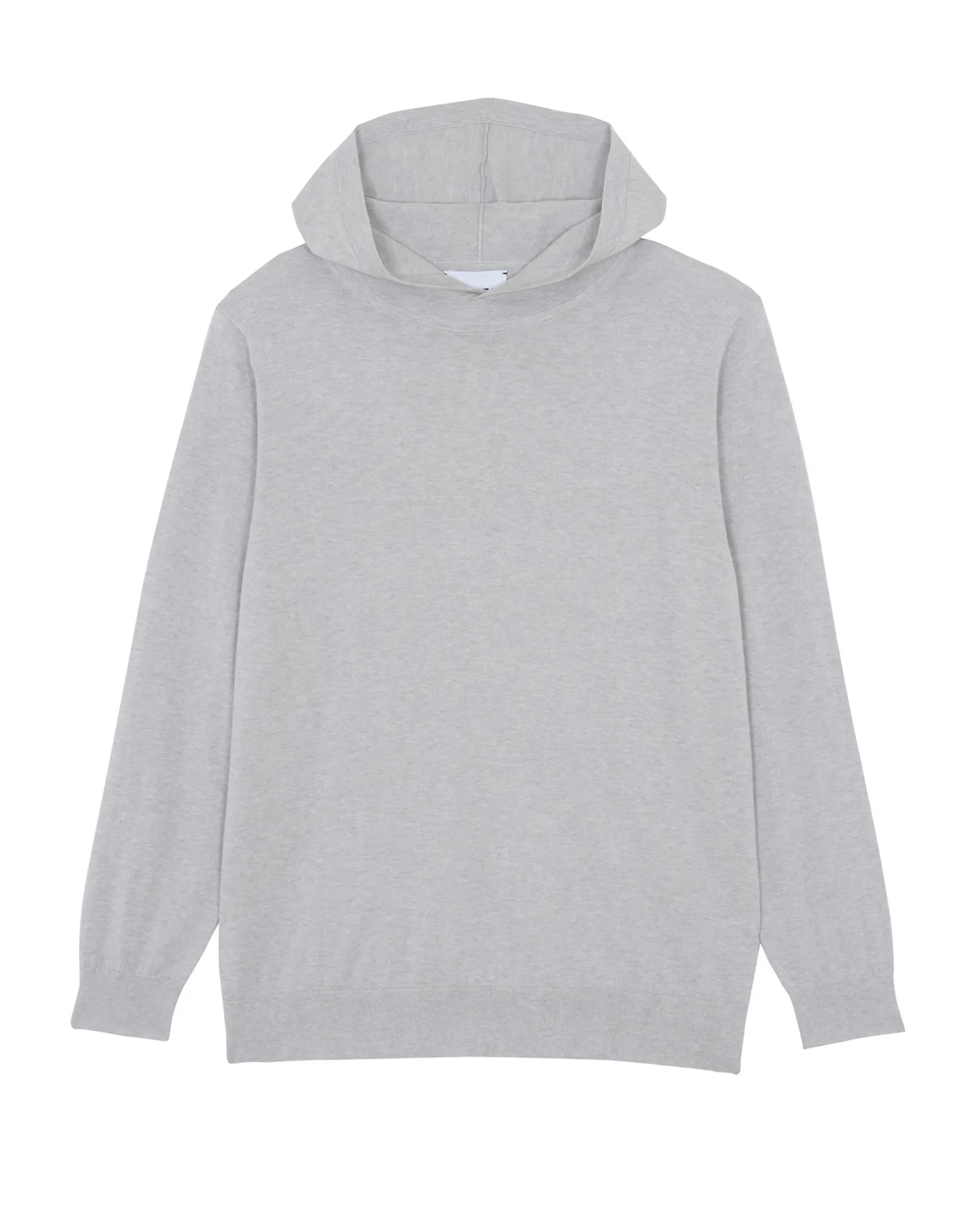 Pull Fin Col Capuche Coton-Cachemire