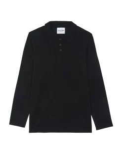 Pull Fin Col Polo Soie-Cachemire