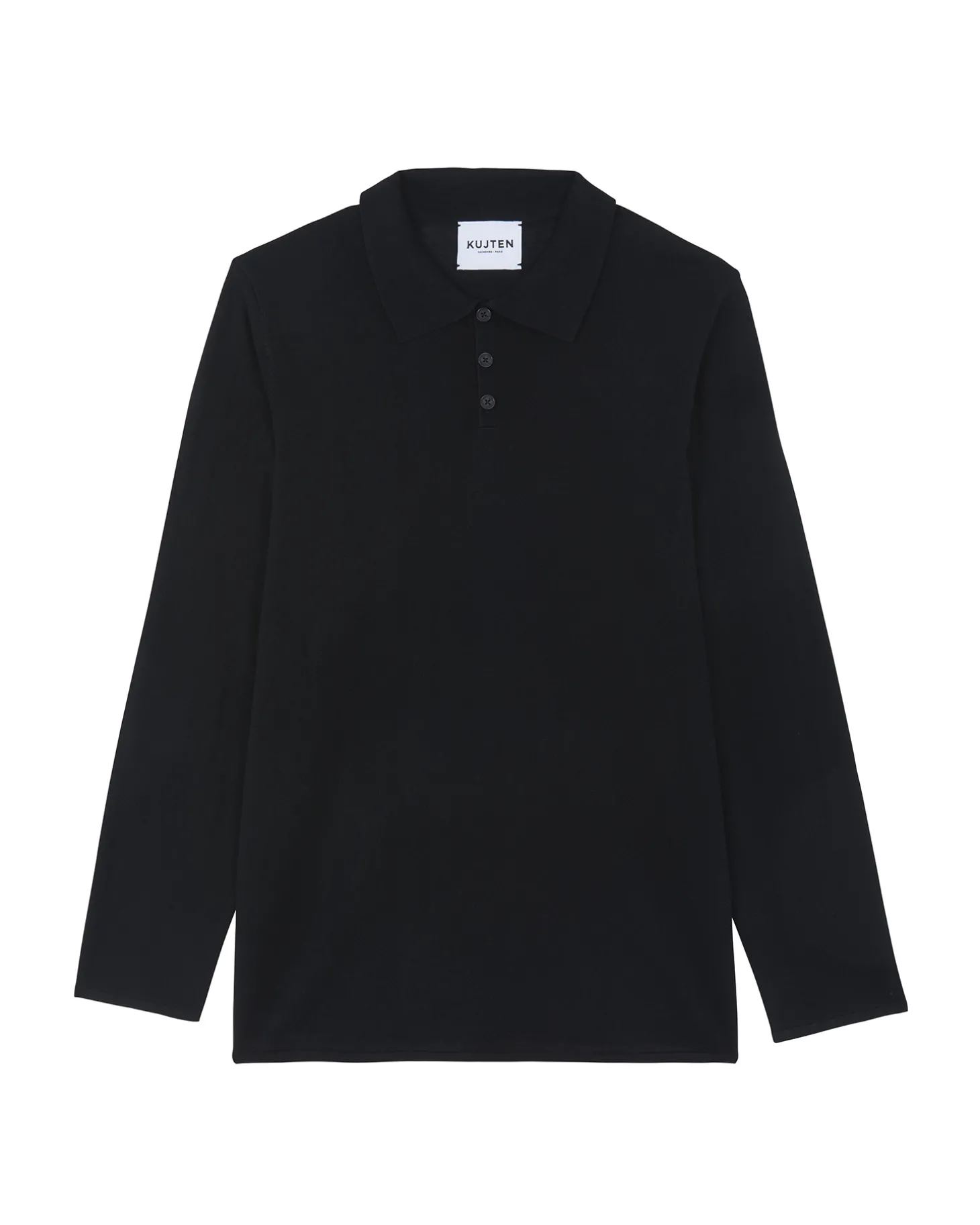 Pull Fin Col Polo Soie-Cachemire