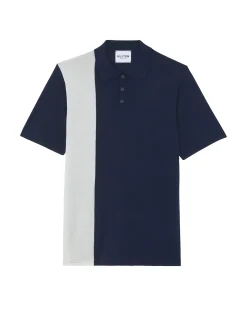 Pull Fin Col Polo Soie-Cachemire