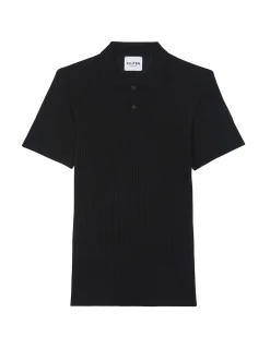 Pull Fin Col Polo Soie-Cachemire