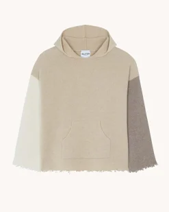 Pull Hoodie Cachemire Oversize, 4 Fils