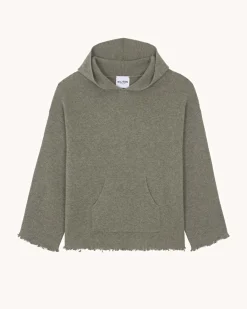 Pull Hoodie Cachemire Oversize, 4 Fils