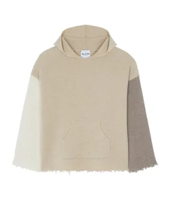 Pull Hoodie Cachemire Oversize, 4 Fils