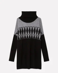 Pull Oversize Col Roule Manches Longues