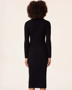 Robe Cachemire Cotele Col V, 2 Fils