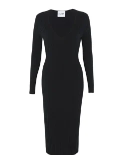 Robe Cachemire Cotele Col V, 2 Fils