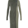 Robe Cachemire Femme Col Roule Longue