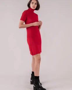Robe Cachemire Femme Manches Courtes