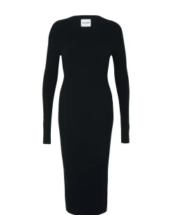 Robe Longue Cachemire Col Rond