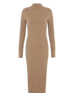 Robe Longue Cachemire Col Roule