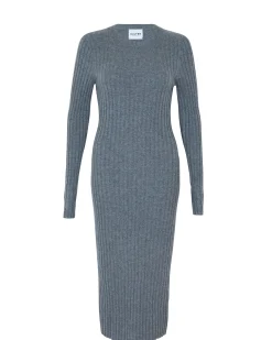 Robe Longue Cachemire Col Rond