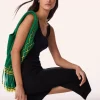 Robe Longue Cachemire Soie Sans Manches