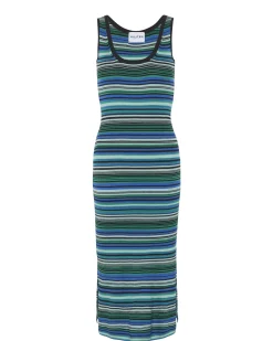 Robe Longue Debardeur Soie-Cachemire