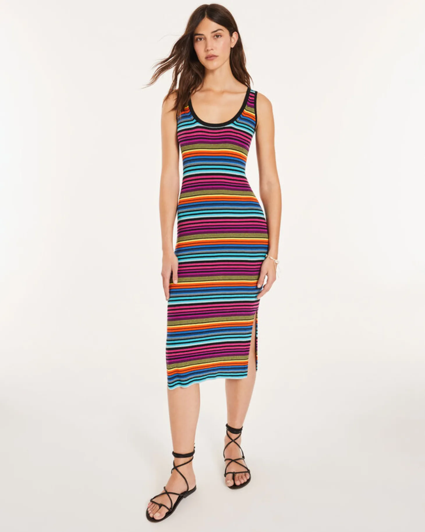 Robe Longue En Cachemire Et Soie