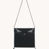 Sac A Rabat Pipping Pompoms En Cachemire