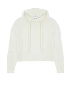 Sweat A Capuche Court Cachemire, 6 Fils