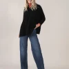 Sweat Cachemire Col Rond Oversize Femme