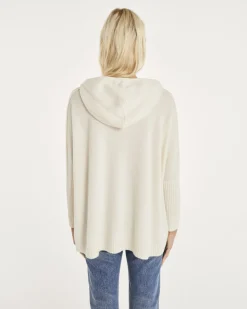 Sweat Cachemire Col Rond Oversize Femme