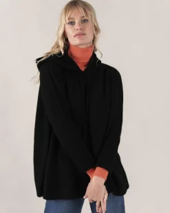 Sweat Cachemire Col Rond Oversize Femme