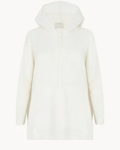 Sweat Cachemire Col Rond Oversize Femme
