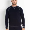 Sweat Cachemire Coutures Contrastees