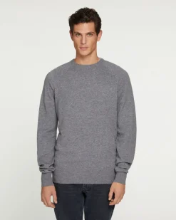 Sweat Cachemire Coutures Contrastees